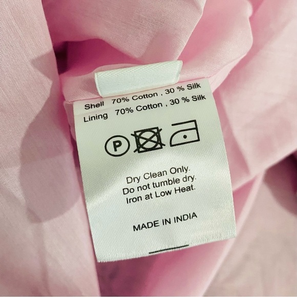 Elliette Tate Silk Cotton Mini Dress New Ditsy Floral Feminine Romantic Party - Picture 13 of 17